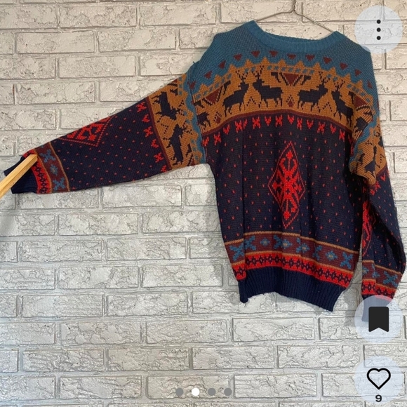 Multicolour Patterned Sweater - Picture 2 of 3